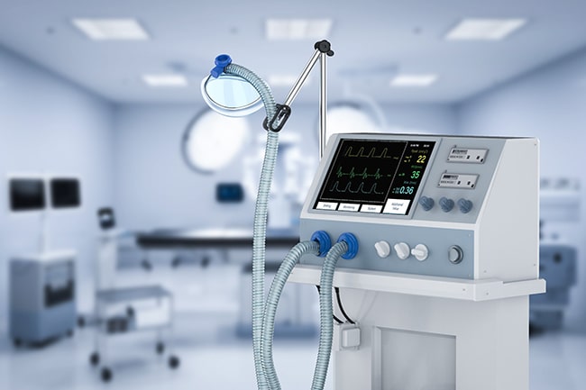 Image of One of the Types of Used Ventilators Omega Medical Solutions Can Provide